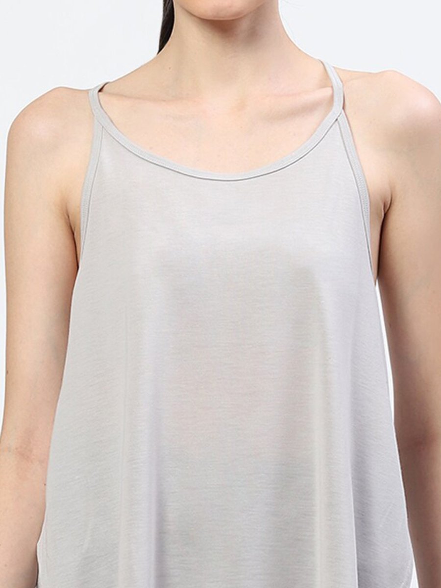 ASICS Women Slit Sleeveless Tshirt
