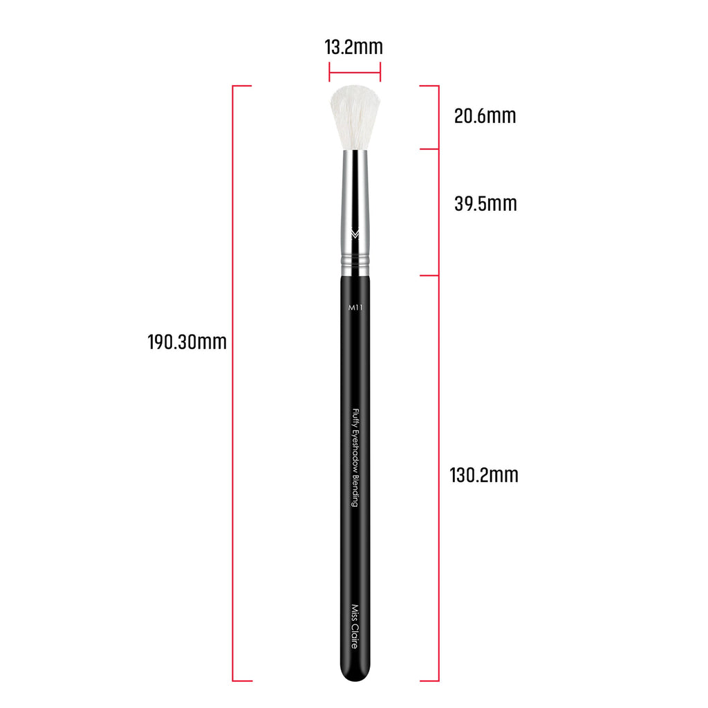 Miss Claire M11 - Fluffy Eyeshadow Blending Brush (White) - Chrome