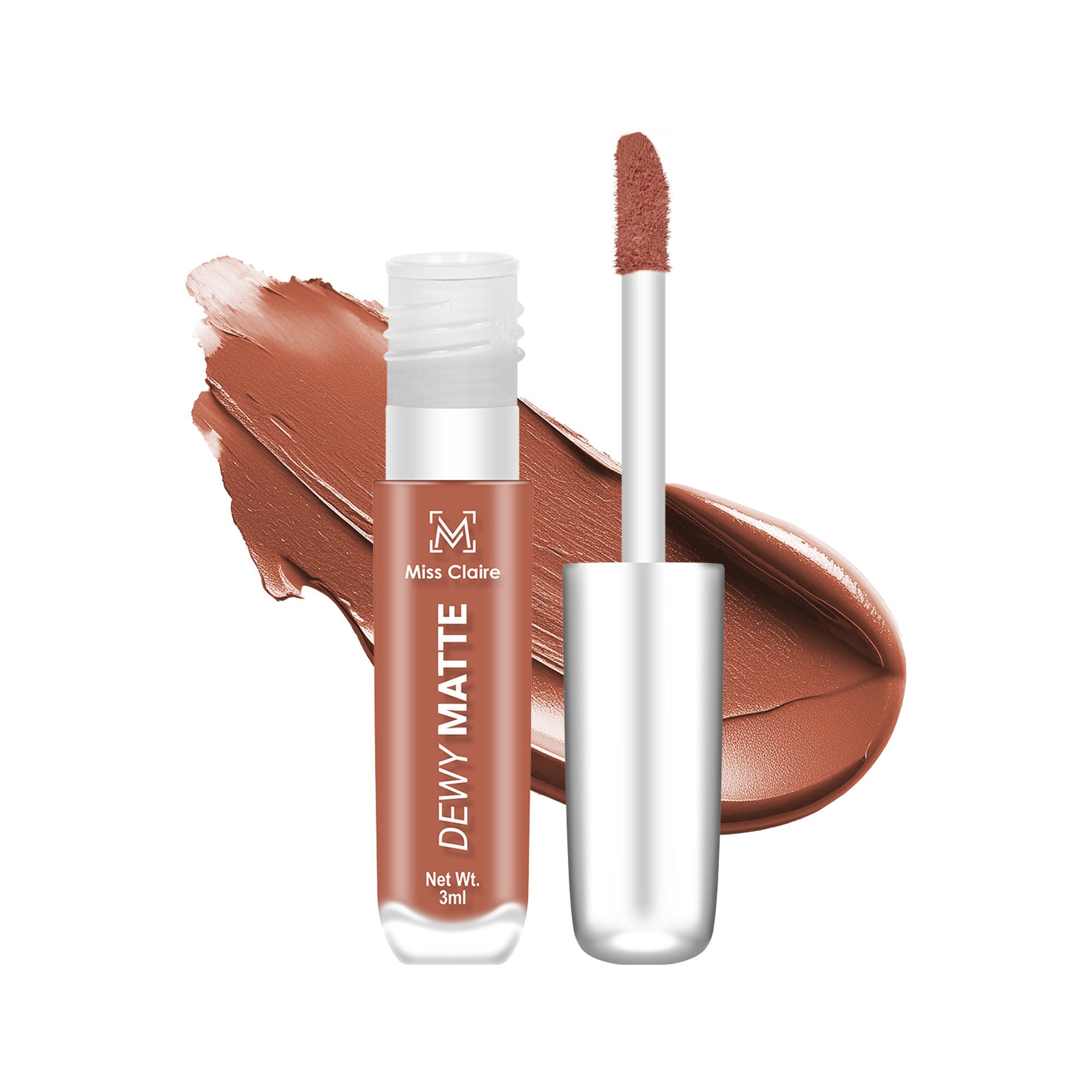 Miss Claire Dewy Matte Lip Color - 08 Moonlit Mocha