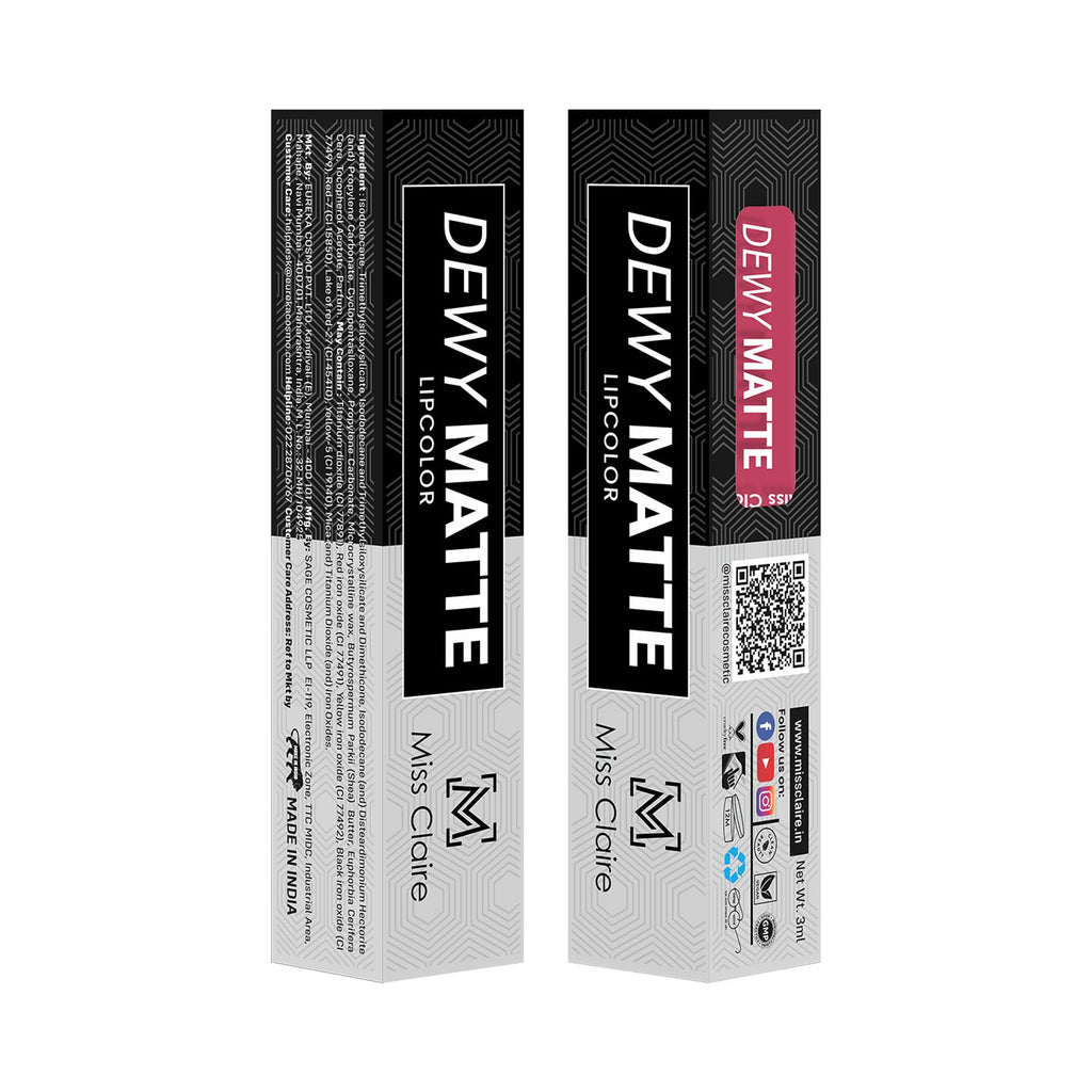 Miss Claire Dewy Matte Lip Color - 17 Rosetta