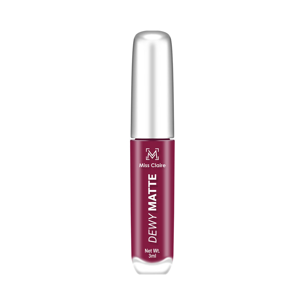 Miss Claire Dewy Matte Lip Color - 21 Plum Pop