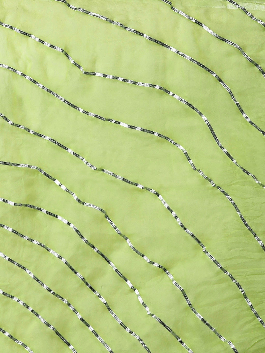 HERE&NOW Zesty Lime Green Gota Patti Kurta Set
