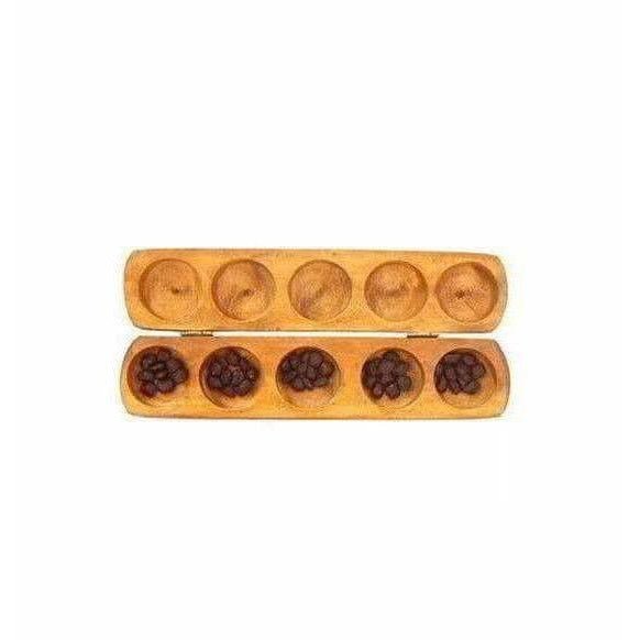 Ancient Living Vamana Guntalu / Pallanghuzi / Mancala wooden Board Game