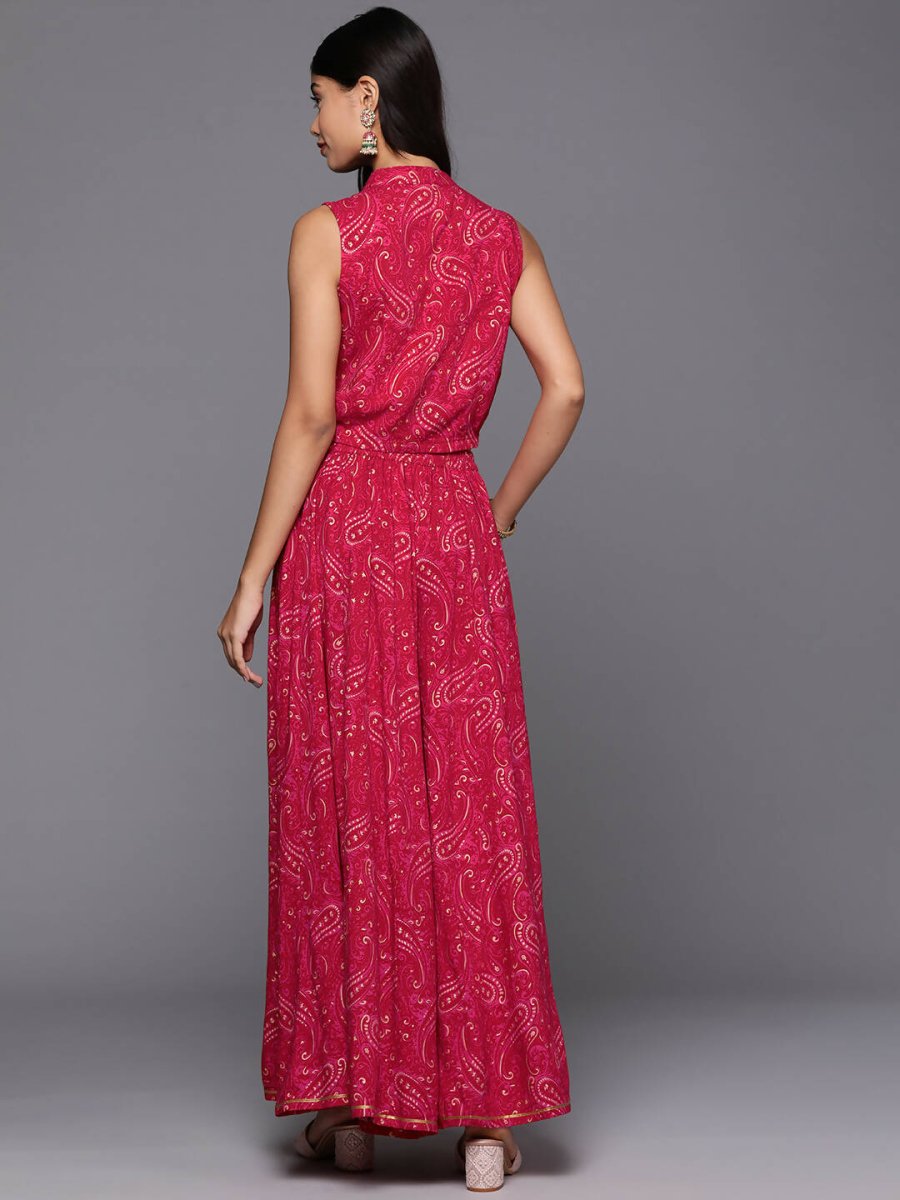Ahalyaa Women's Traditional Wear Co-ods - Red