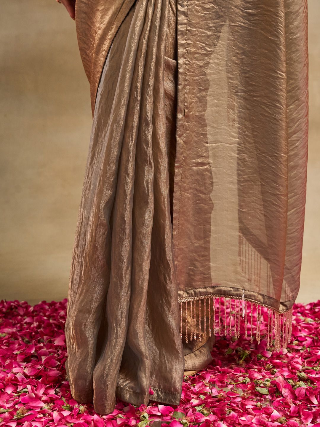 kasee Embellished Zari Silk Blend Saree