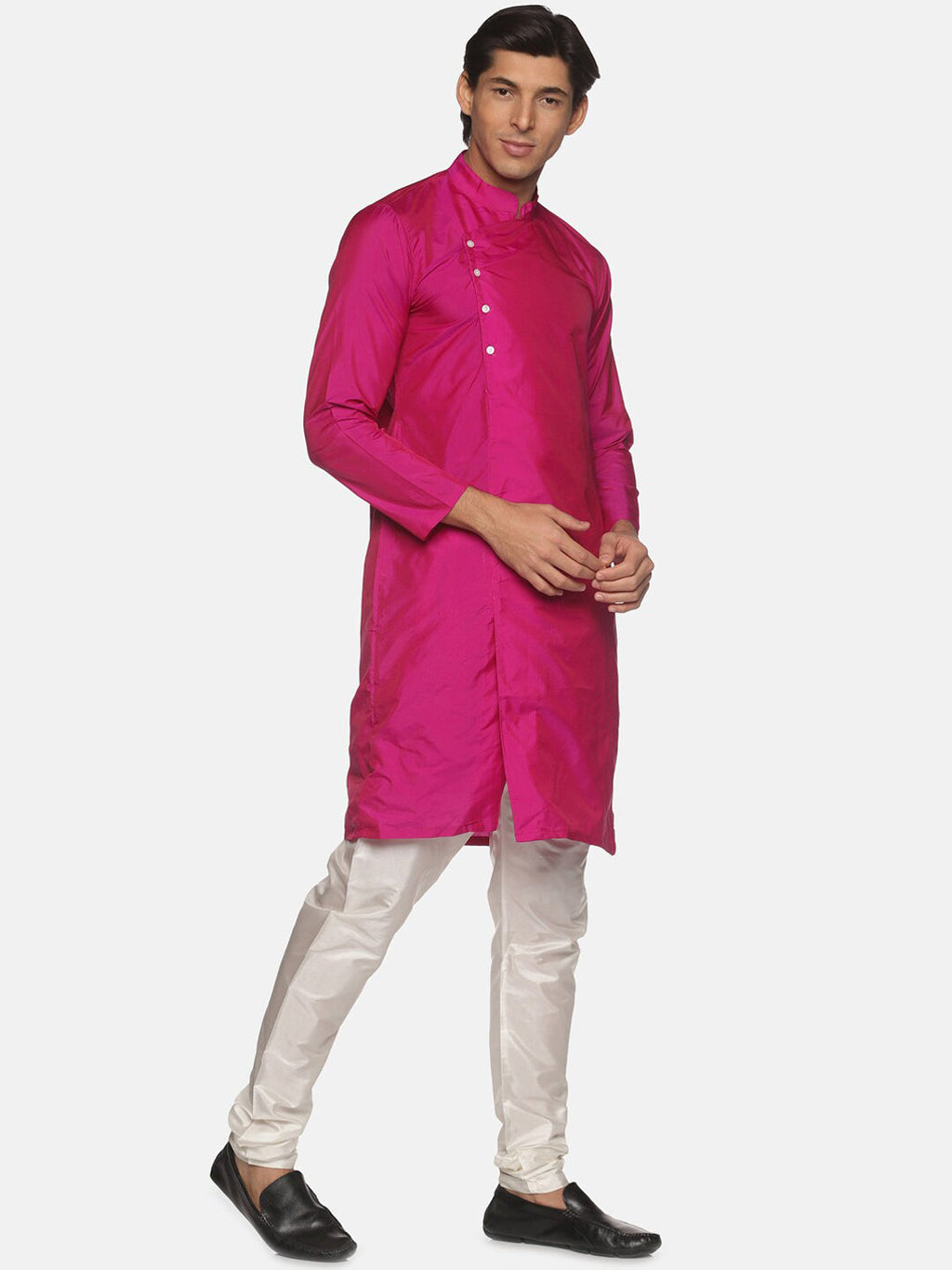 Sethukrishna Men Rose Kurta with Pyjamas