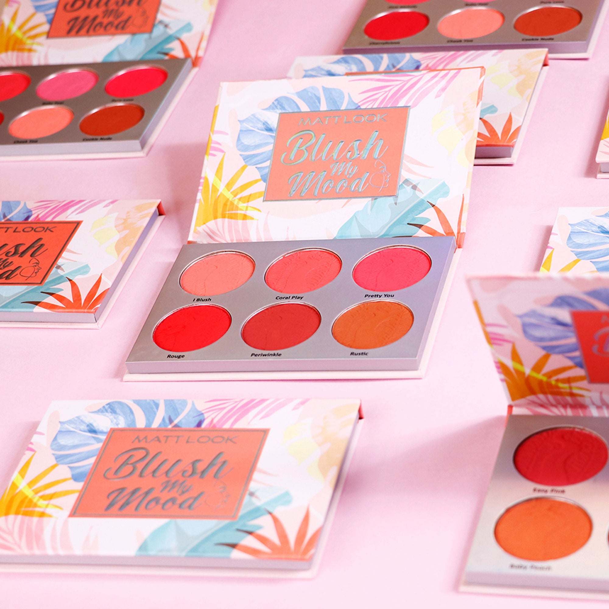 Matt Look Blush My Mood Highly Pigmented Blusher Palette - 02 Beautiful Inside Out