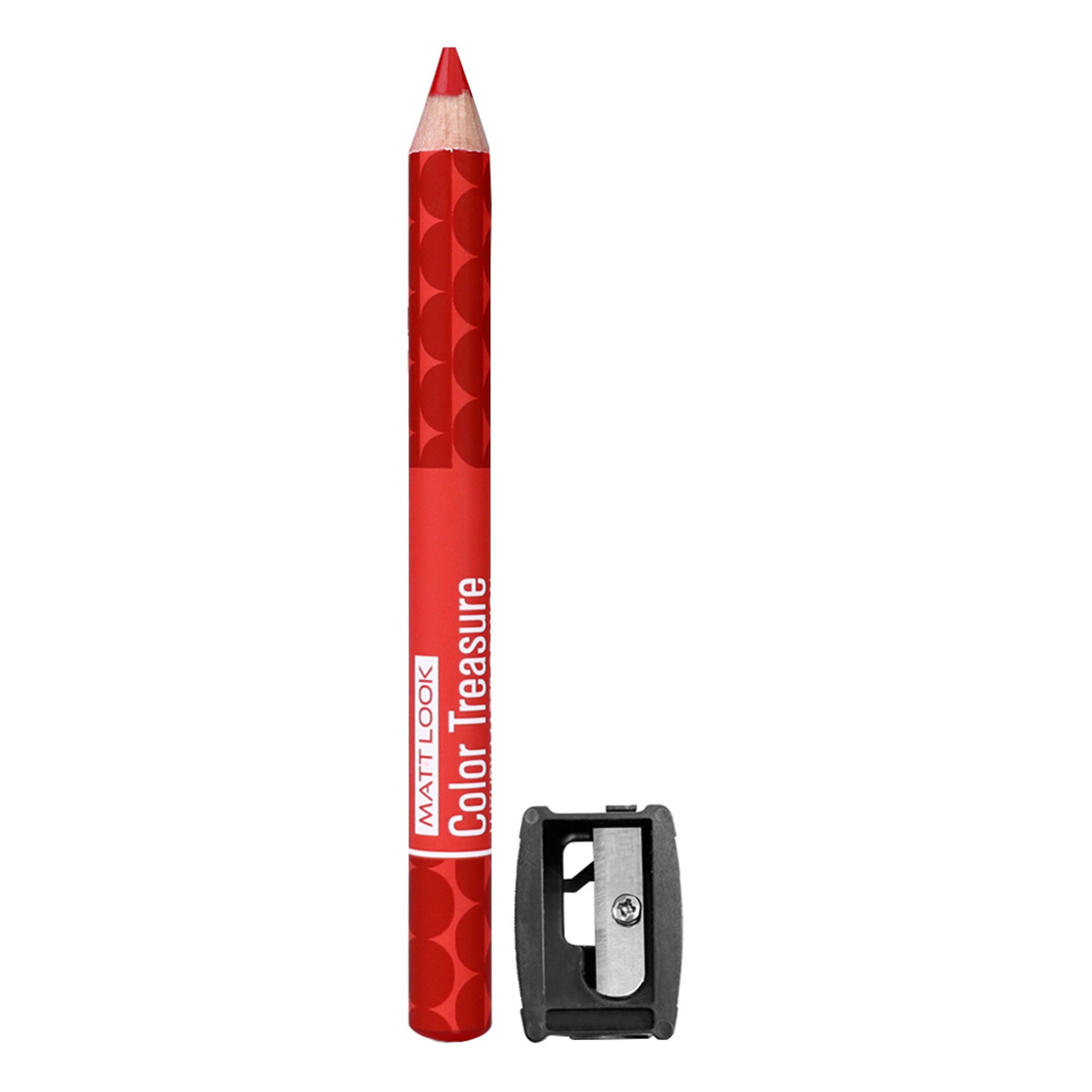 Matt Look Color Treasure Luxury Matte Lip Pencil Crayon - 01 Perfect Red