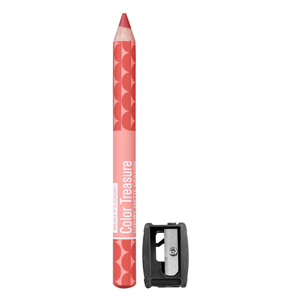 Matt Look Color Treasure Luxury Matte Lip Pencil Crayon - 13 Candy Peach