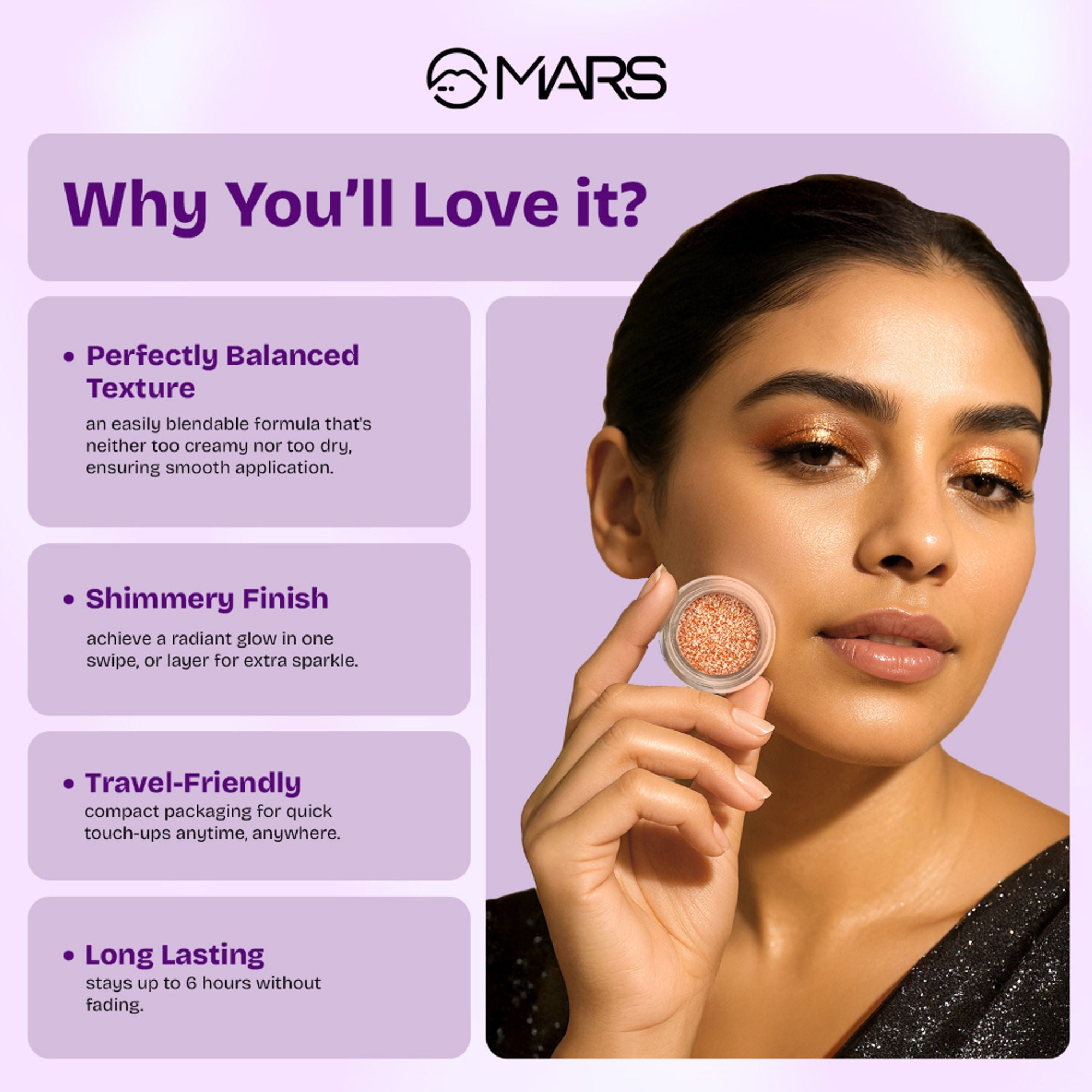 MARS Cosmetics Starlit Pot Eyeshadow - 04