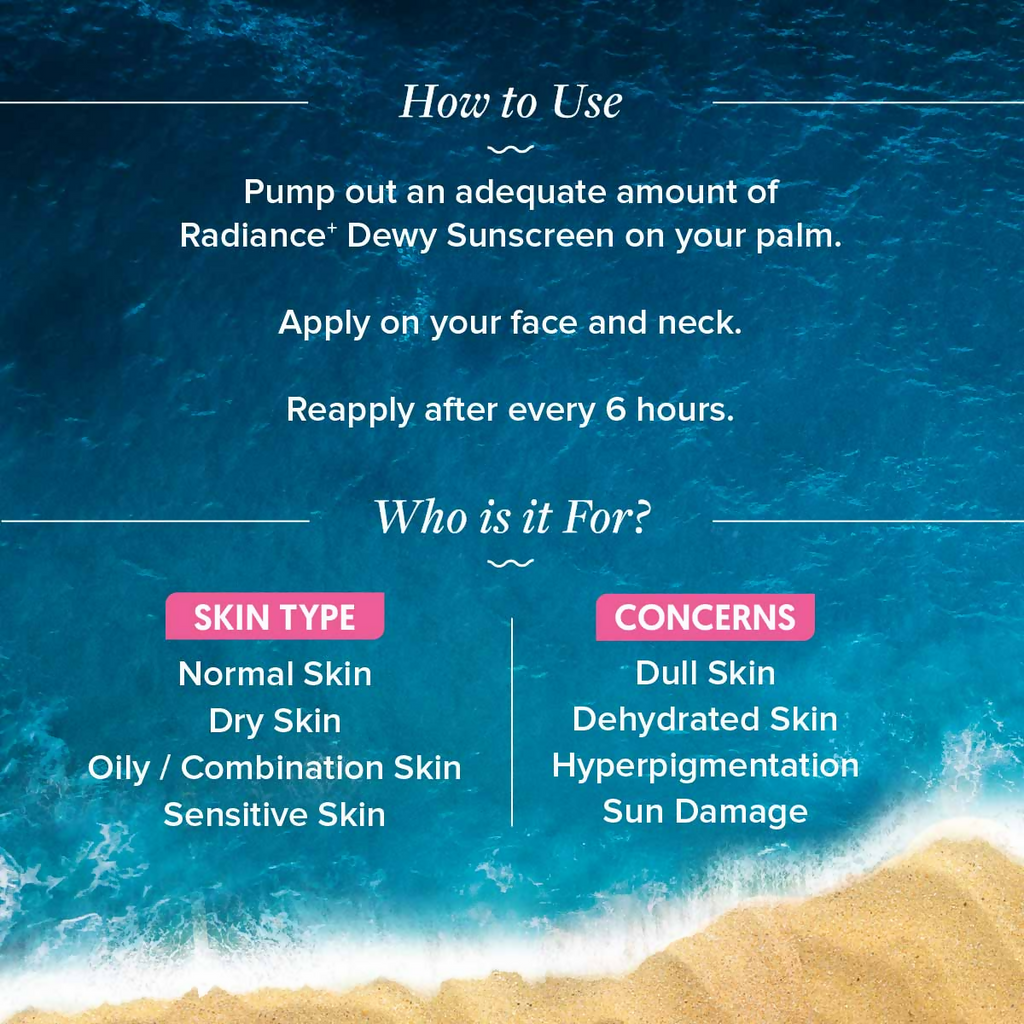 Aqualogica Radiance+ Dewy Lightweight Sunscreen Gel SPF 50+ PA+++