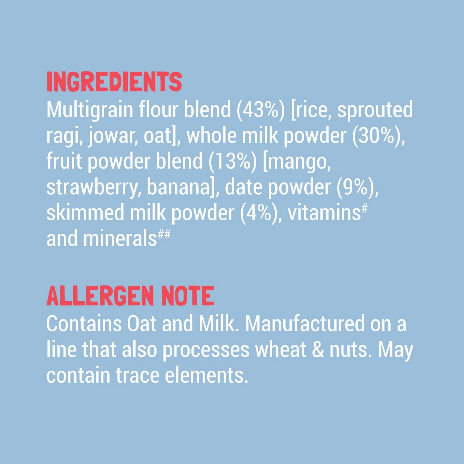 Slurrp Farm Multigrain Millets and Mixed Fruit Cereal with Milk