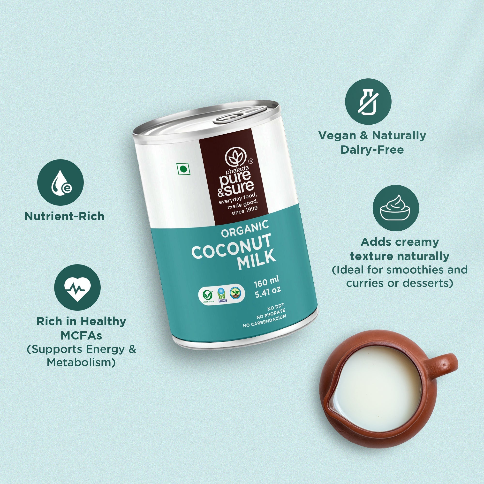 Pure & Sure Organic Coconut Milk