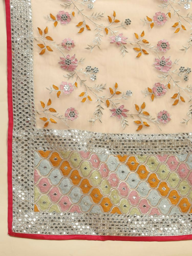 Vamsee Kimisha Multi Color Organza Saree
