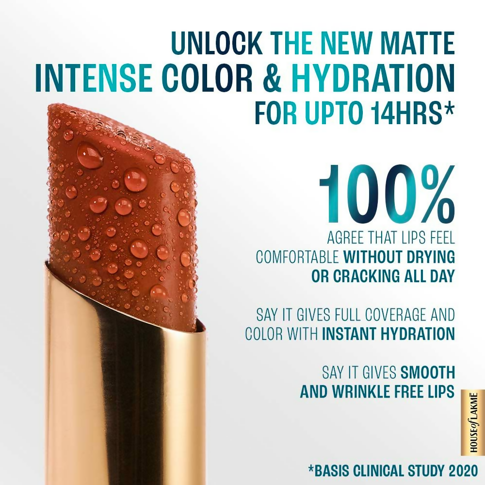 Lakme 9to5 Hya Matte Lipstick - Sangria Sunday