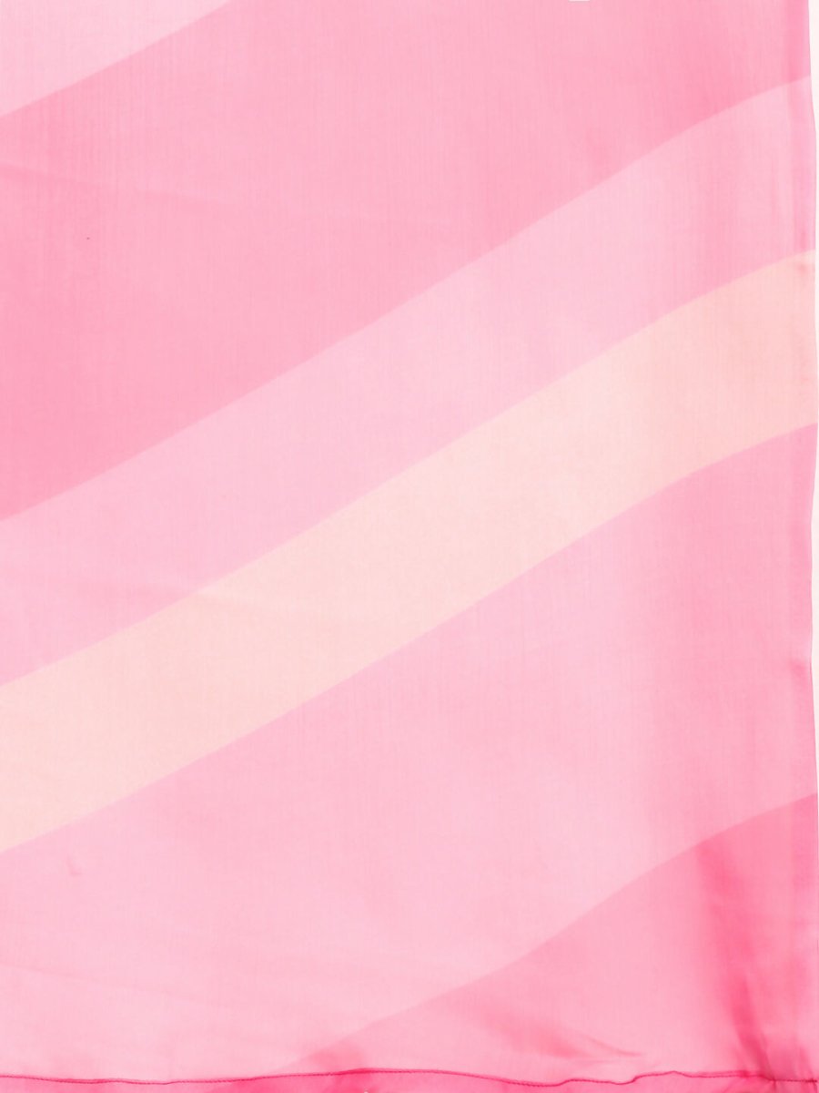 Ahalyaa Women's Traditional Semi Stitch Saree - Pink
