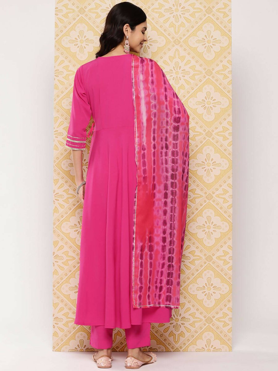 Ahalyaa Women's Traditional wear Kurta Set - Pink