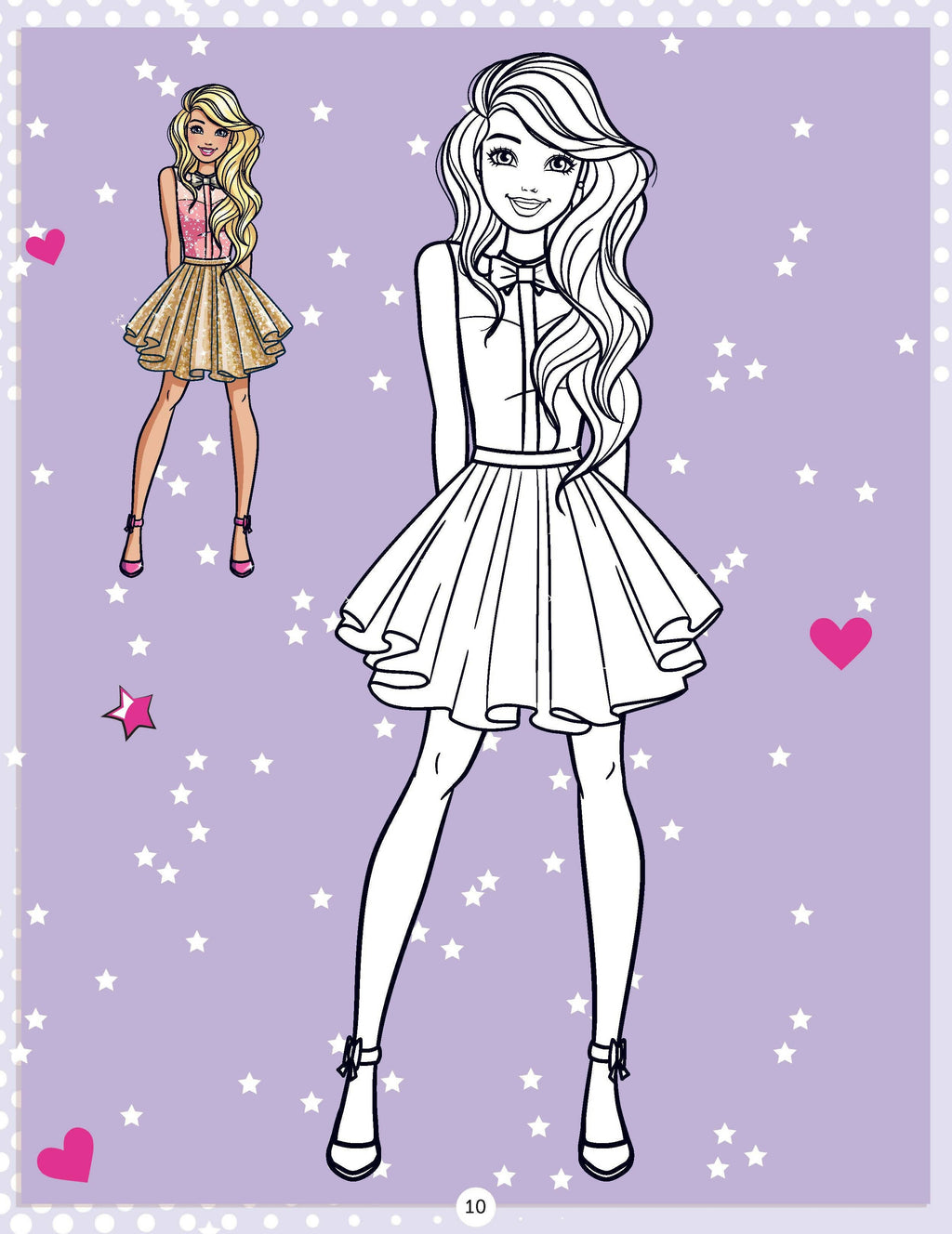 Dreamland Publications Barbie Copy Colouring Book : Children Drawing, Painting & Colouring Book