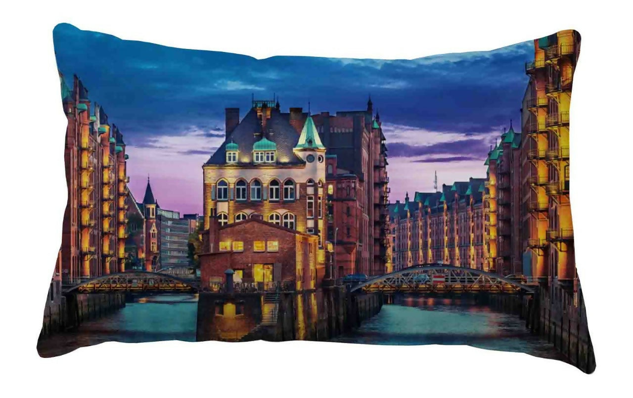Unique Fashion Microfibre Filled Cushion For Kids - Building