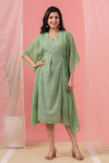 Juniper Womens Sagegreen Embroidered Kaftan