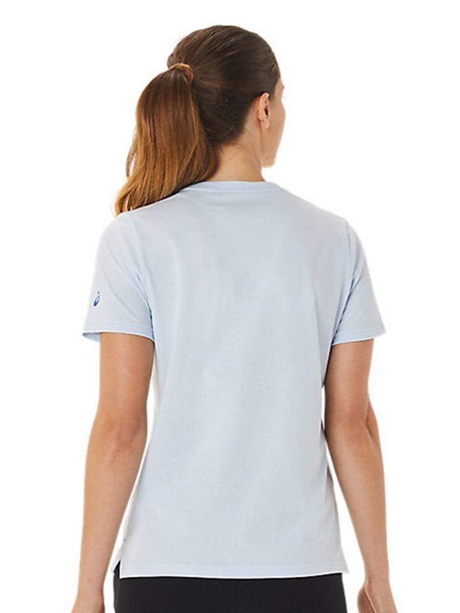 ASICS Logo Graphic Printed Round Neck T-shirt