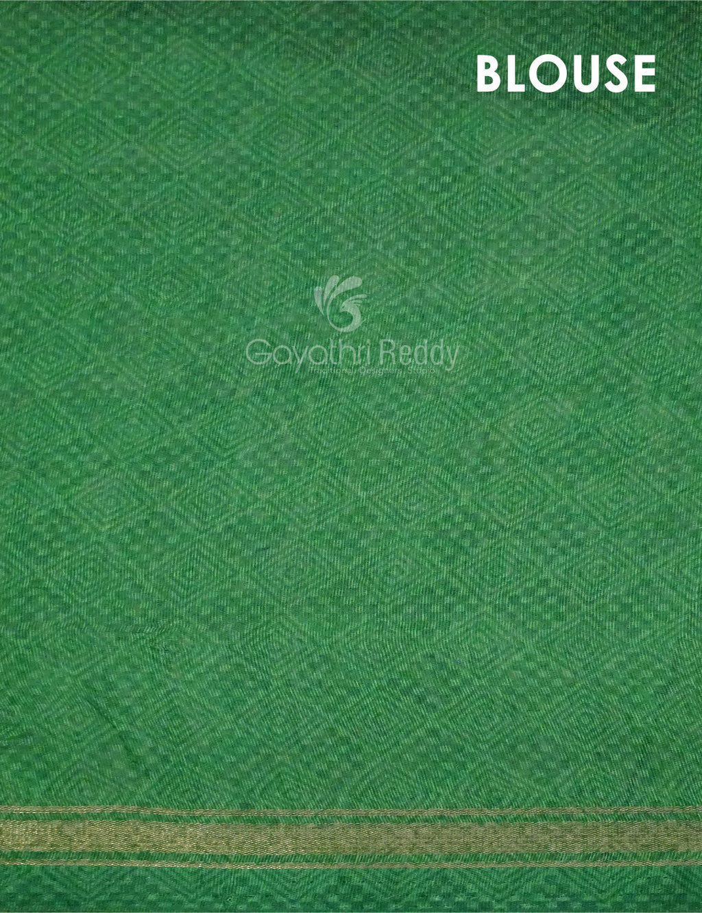 Combo of Off White and Mango Green Patan Patola Semi Chanderi Saree By Gayathri Reddy Designer Studio