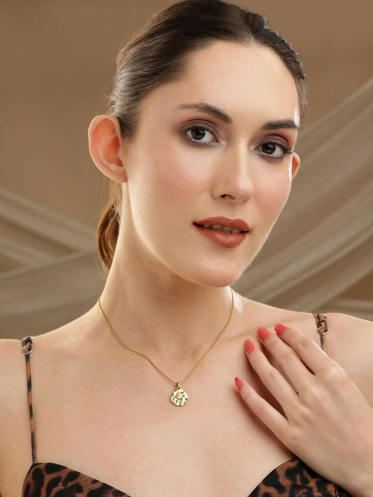 Golden Drop Earrings - Ruby Raang