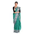 Exclusive Collection 100% Pure Cotton Green Tant Saree With Hand Weaving Work