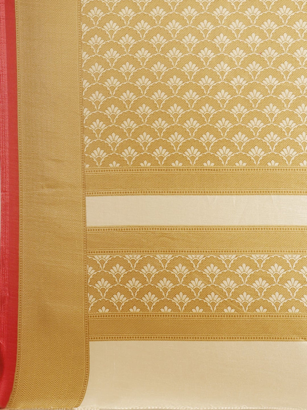 Saree Mall Beige & Cream-Coloured Printed Saree