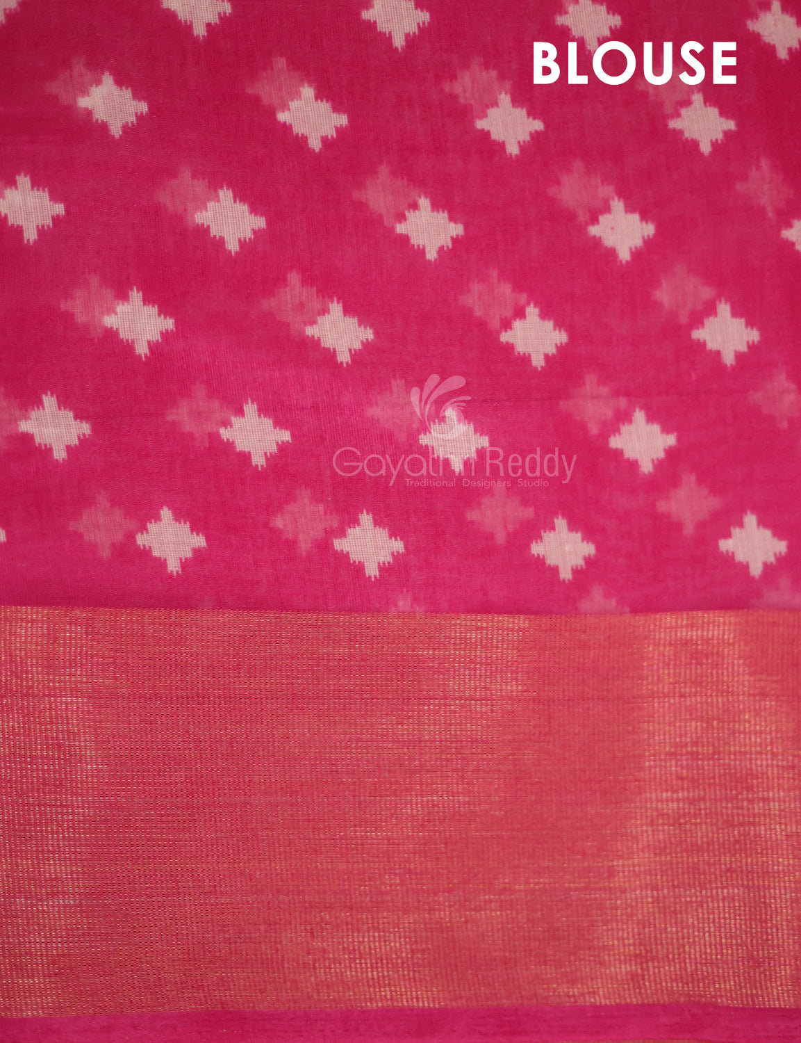 Lime Green Coloured Printed Semi Chanderi Saree By Gayathri Reddy Designer Studio