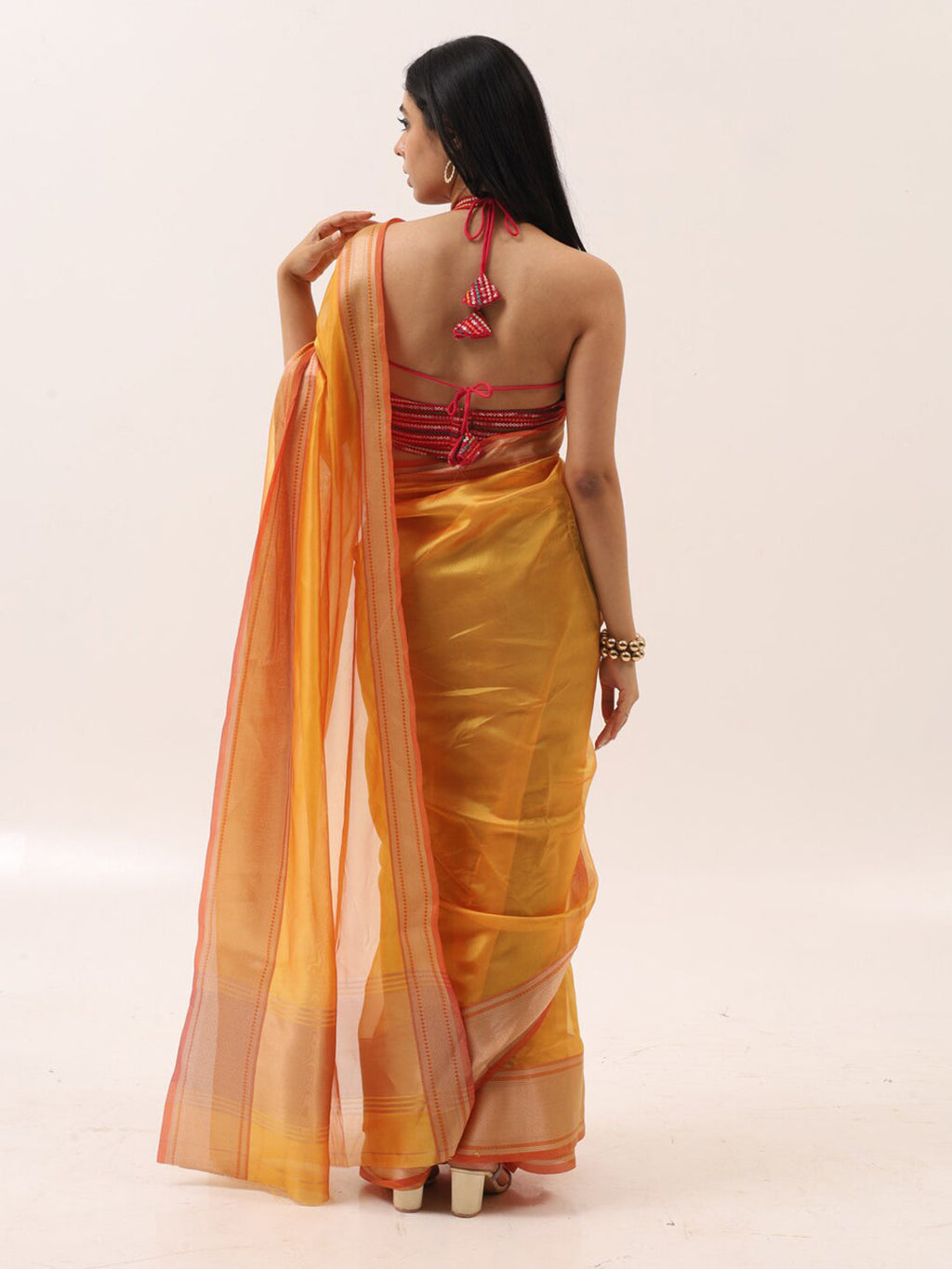 Tikhi Imli Organza Ready to Wear Saree