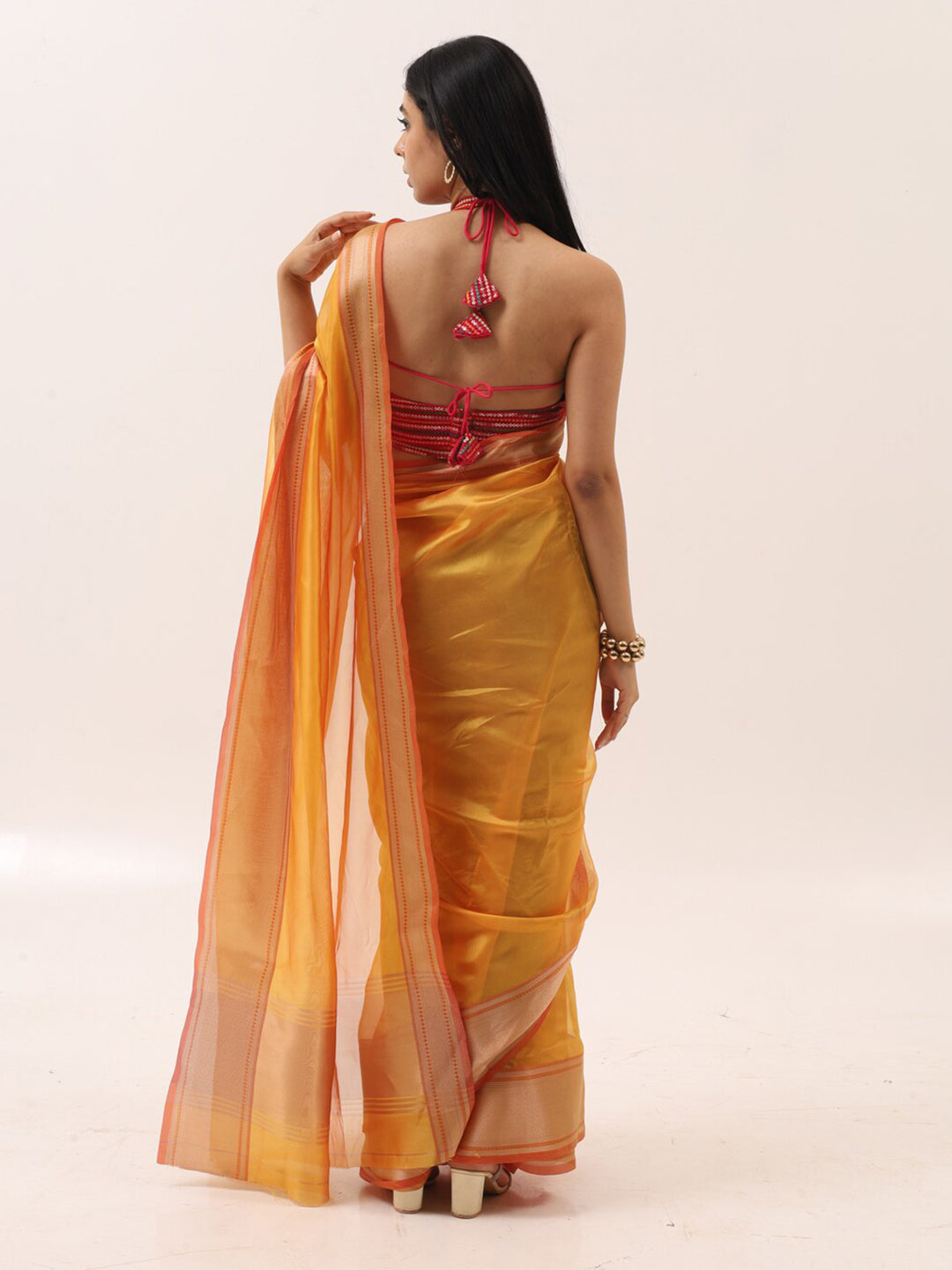 Tikhi Imli Organza Ready to Wear Saree
