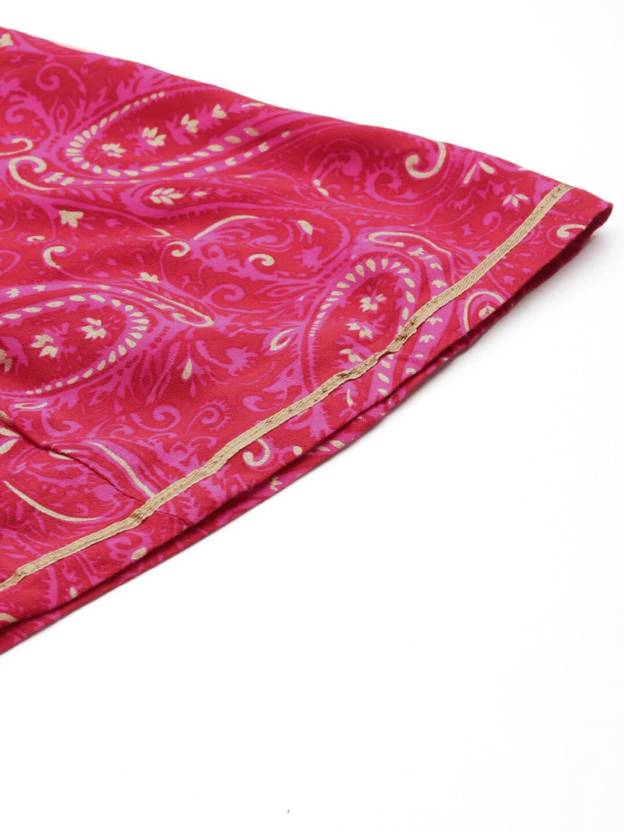 Ahalyaa Women's Traditional Wear Co-ods - Red