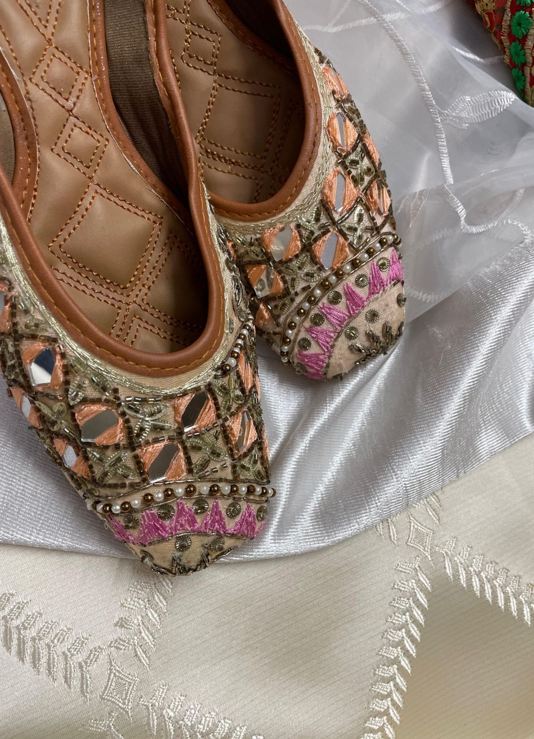 Desi Colour Women Indian Ethnic Footwear-Heavy Emb -4