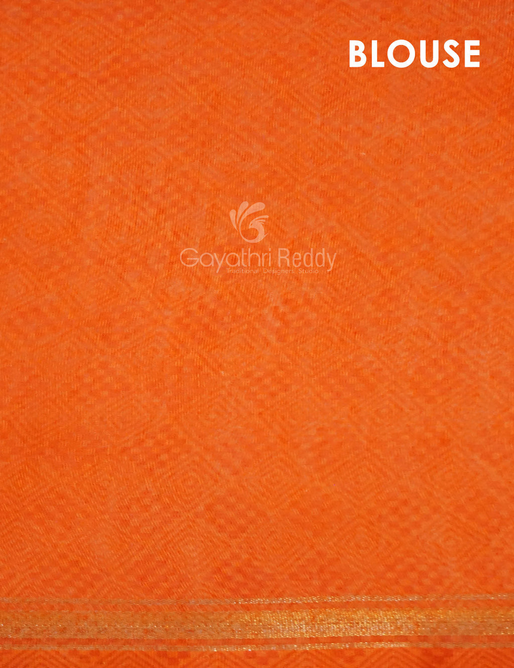 Combo of Off White and Orange Patan Patola Semi Chanderi Saree By Gayathri Reddy Designer Studio