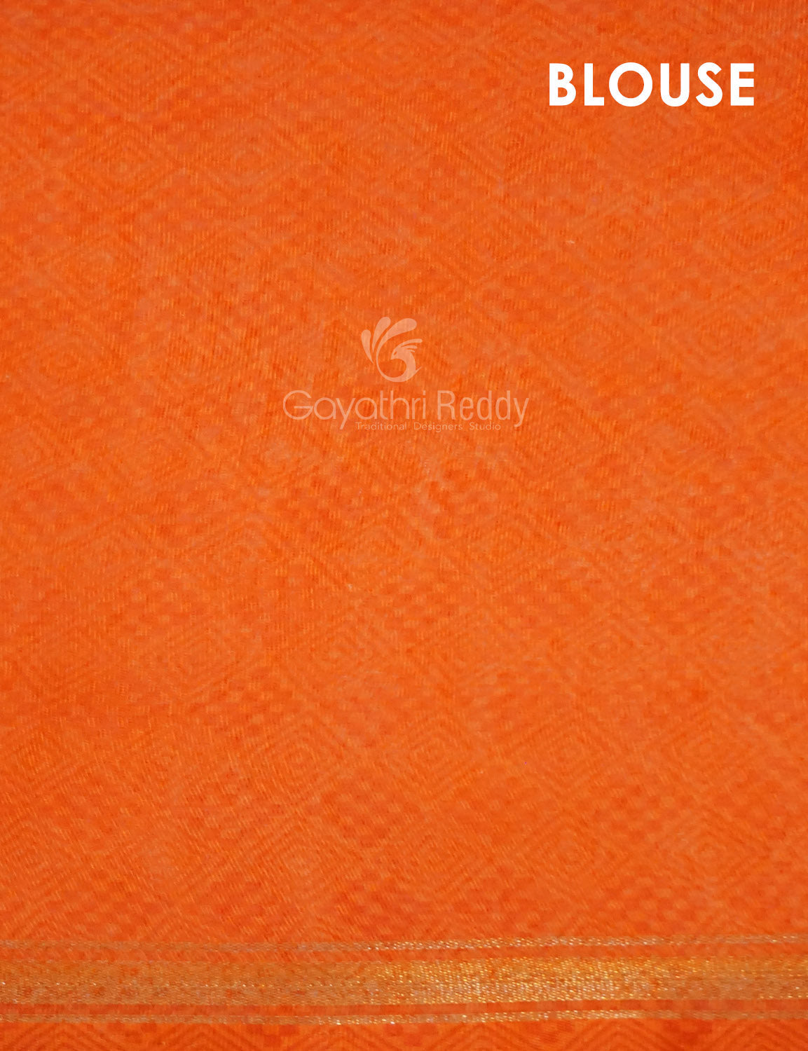 Combo of Off White and Orange Patan Patola Semi Chanderi Saree By Gayathri Reddy Designer Studio