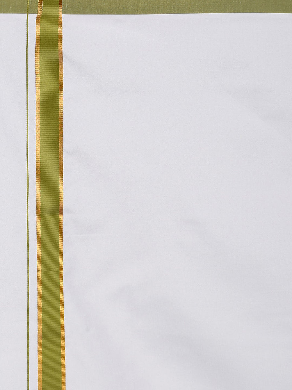 Sethukrishna Men White Solid Cotton Regular Dhoti