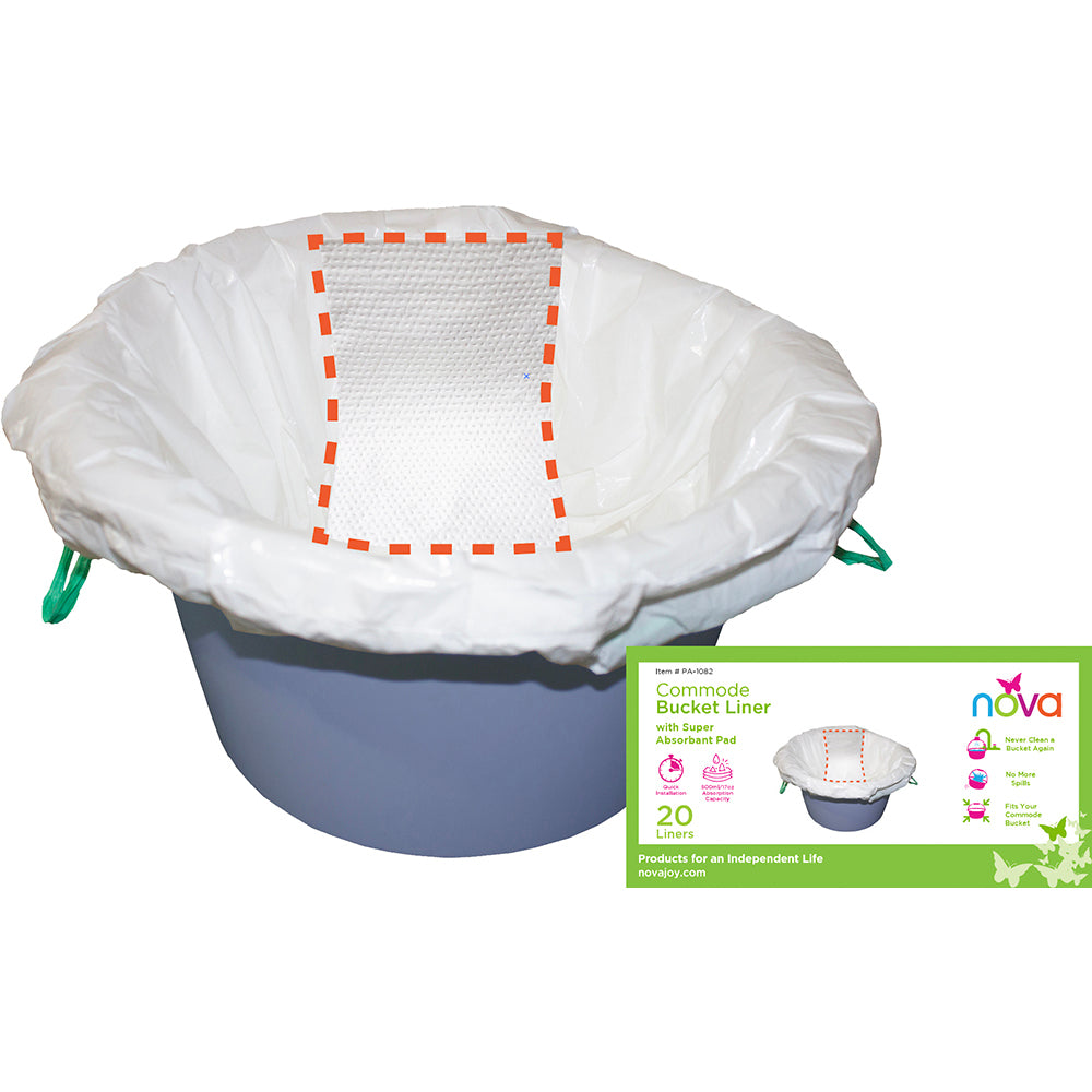 Nova Pa-1082 Commode Bucket Liners 20/bx