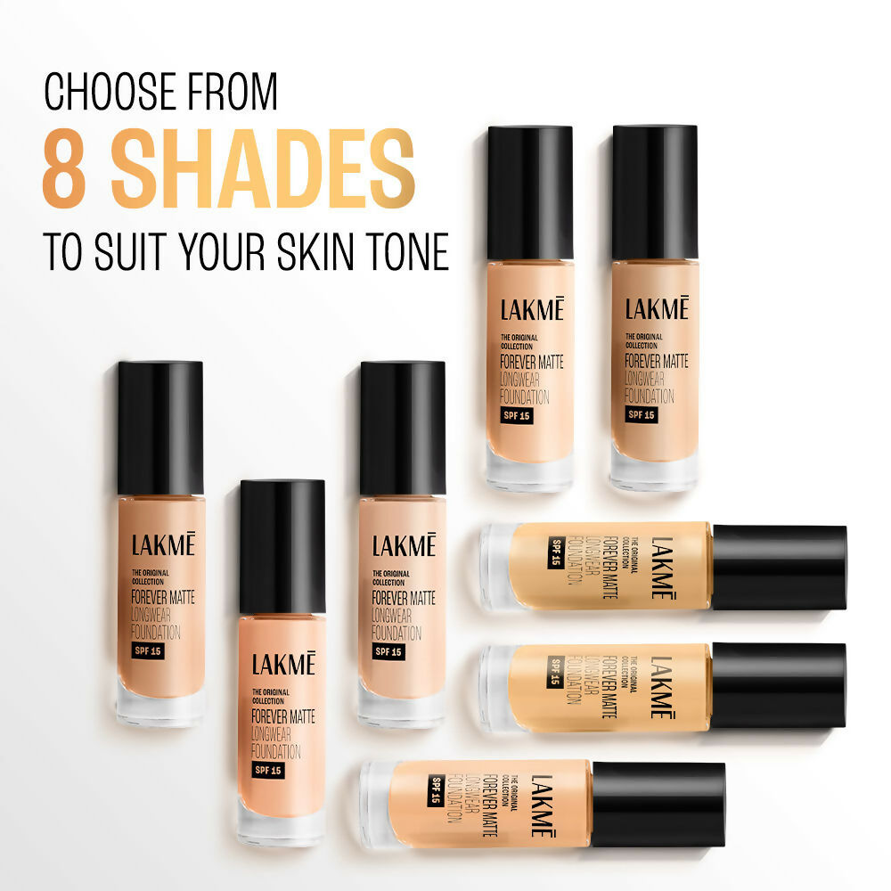 Lakme Forever Matte Longwear Foundation - Natural Coral