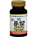 Windmill® Vitamin B-12 3000 mcg – High Potency Quick Melt Tablets