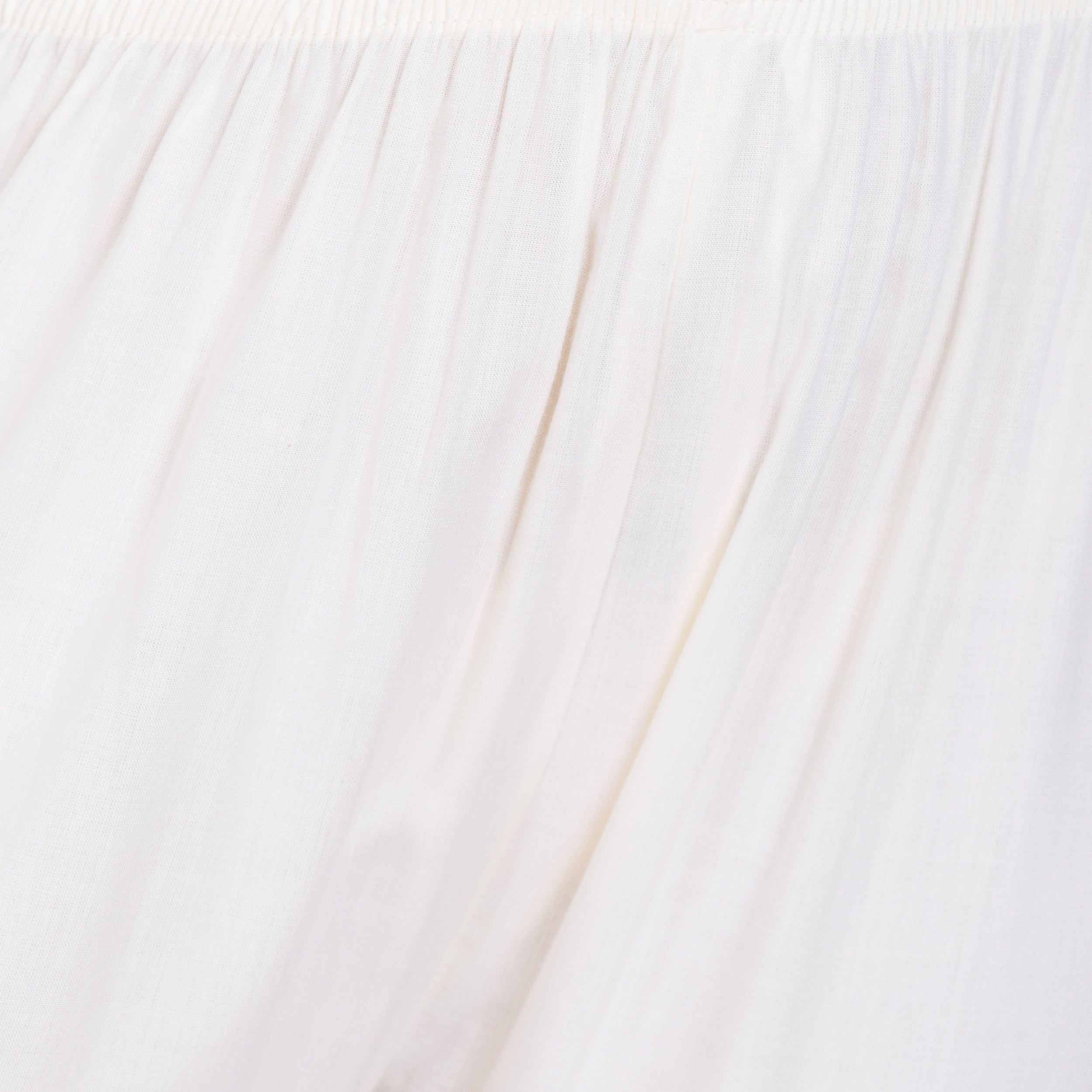 PAVONINE White Color Solid 3-Panels Flared Sharara