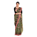 Exclusive Collection 100% Pure Cotton Pesta Tant Saree With Hand Weaving Work