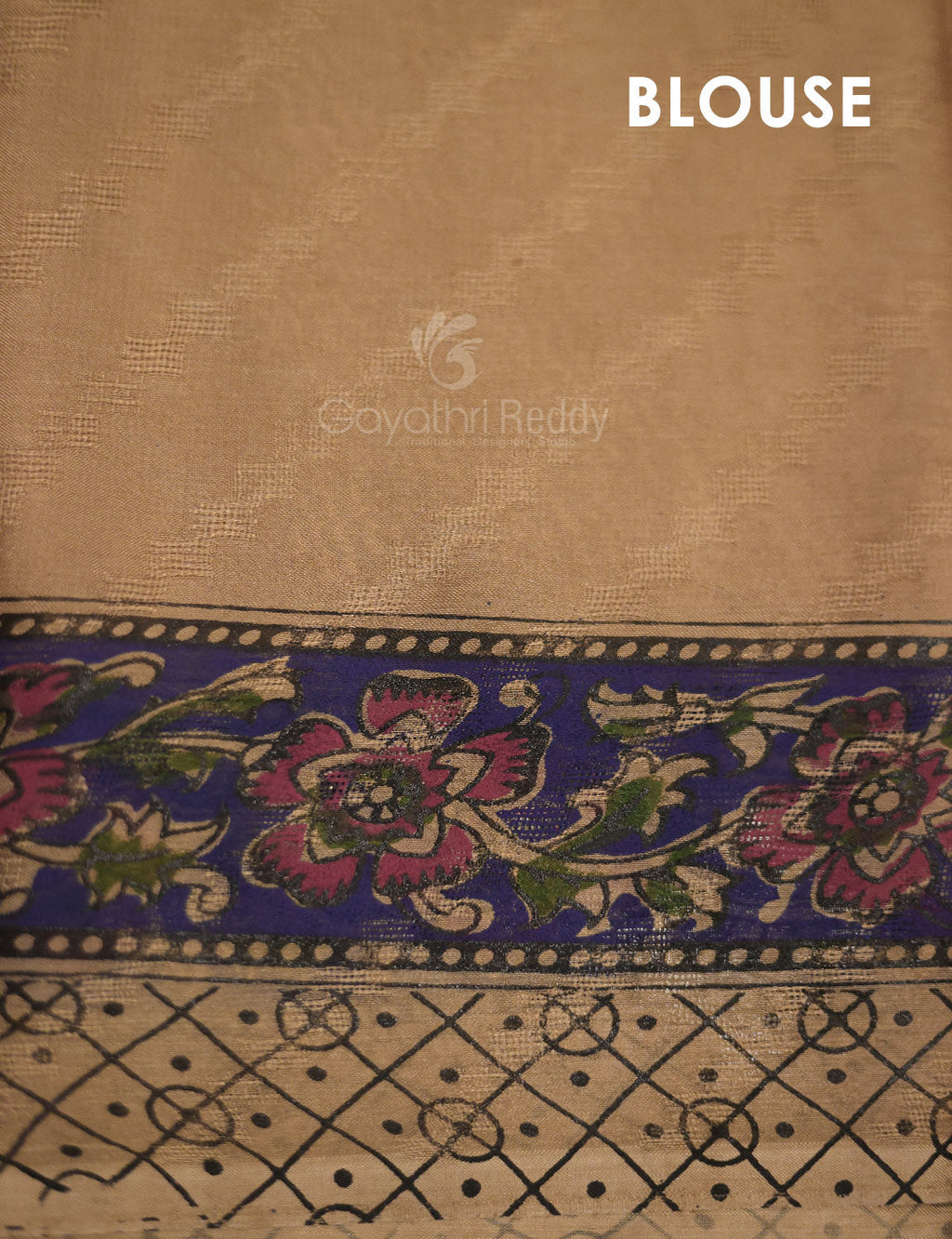 Ink Blue With Light Chikoo Leheriya Georgette Saree By Gayathri Reddy Designer Studio