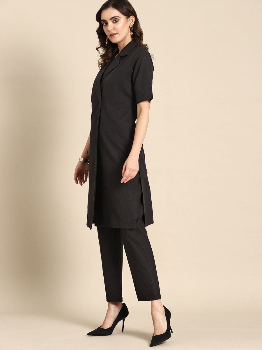 All About You Women Regular Pure Cotton Kurta with Trousers