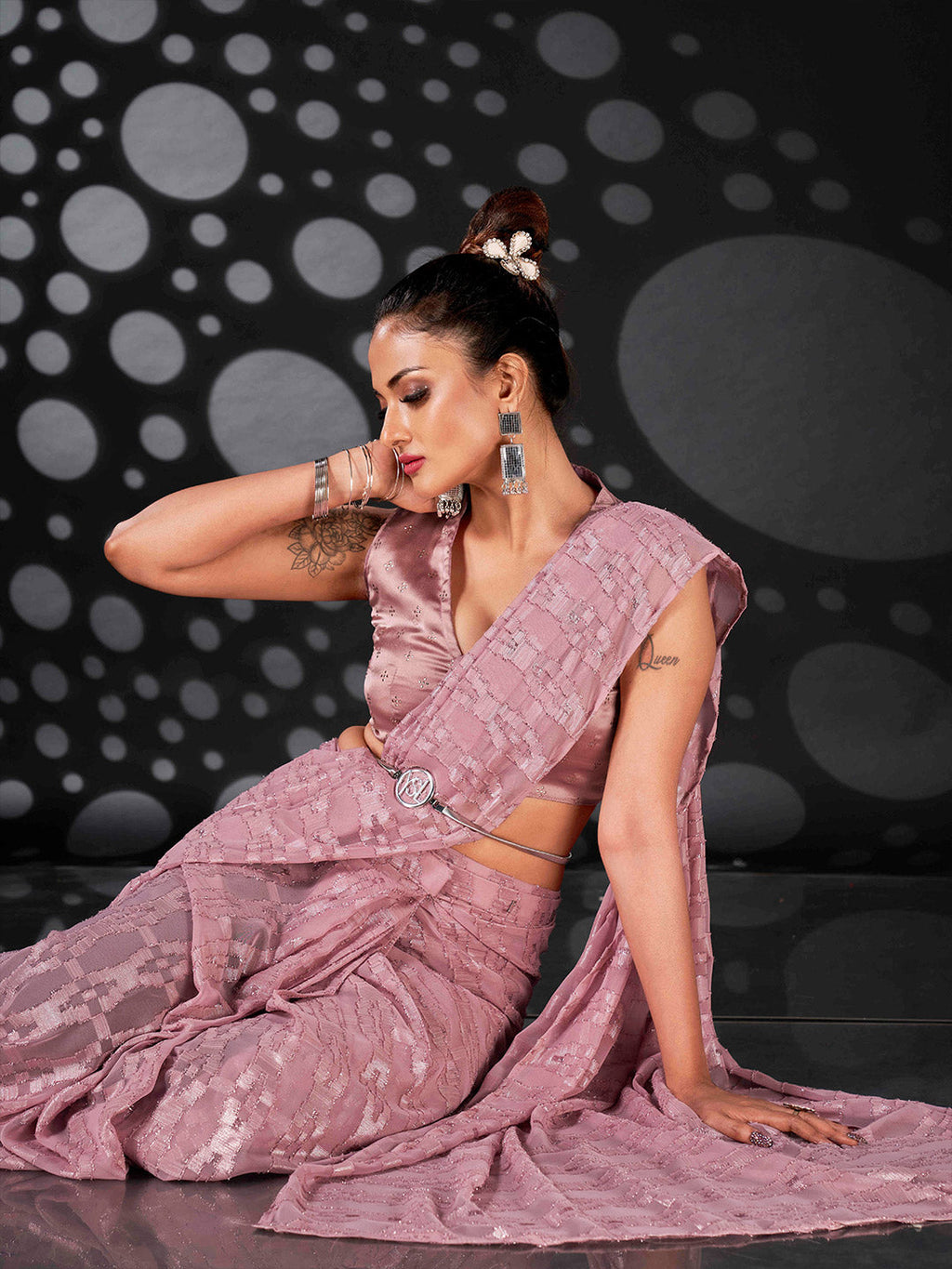 Tikhi Imli Embellished Saree