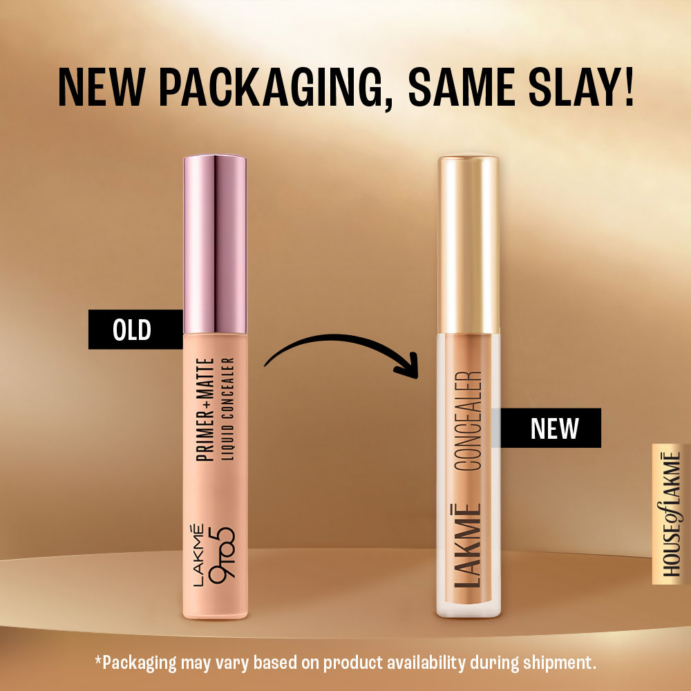 Lakme 9 To 5 Powerplay Priming Concealer Built In Primer, Hydrating - 24 Beige