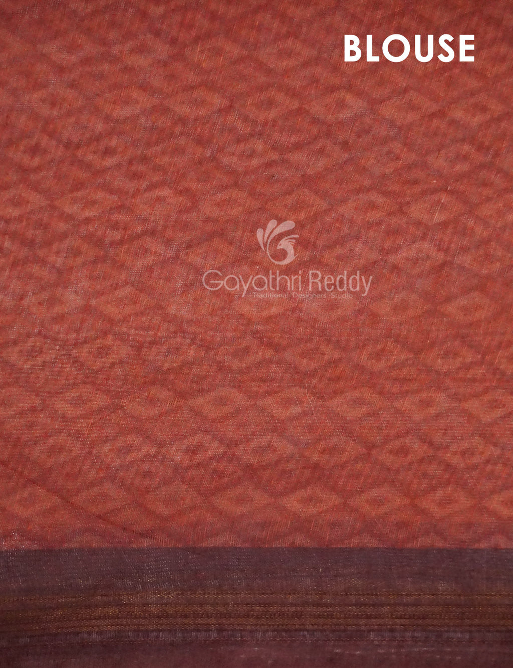 Shades of Orange Colour Shibori Print Semi Chanderi Saree By Gayathri Reddy Designer Studio