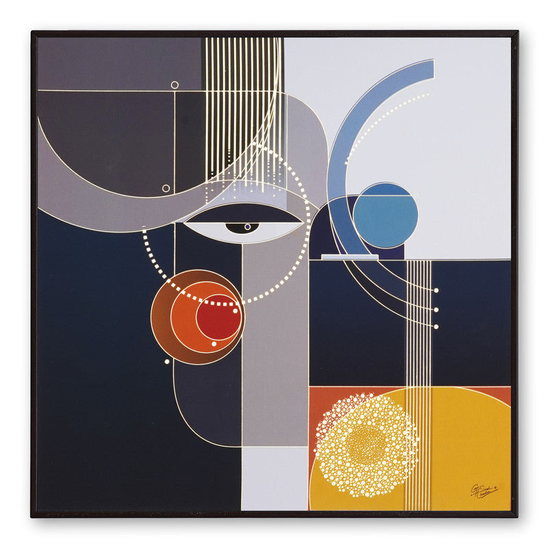 Tehzeeb Creations Golden Embossed Wall Painting