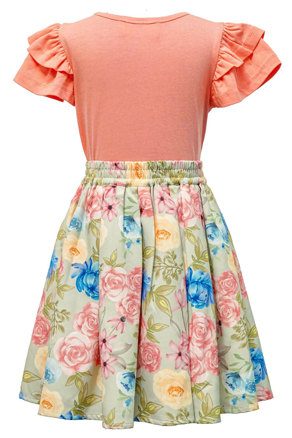 LH Luxury Fashion Liana Girls Tee & Skirt Set – Stylish & Comfortable Kids Co-ord
