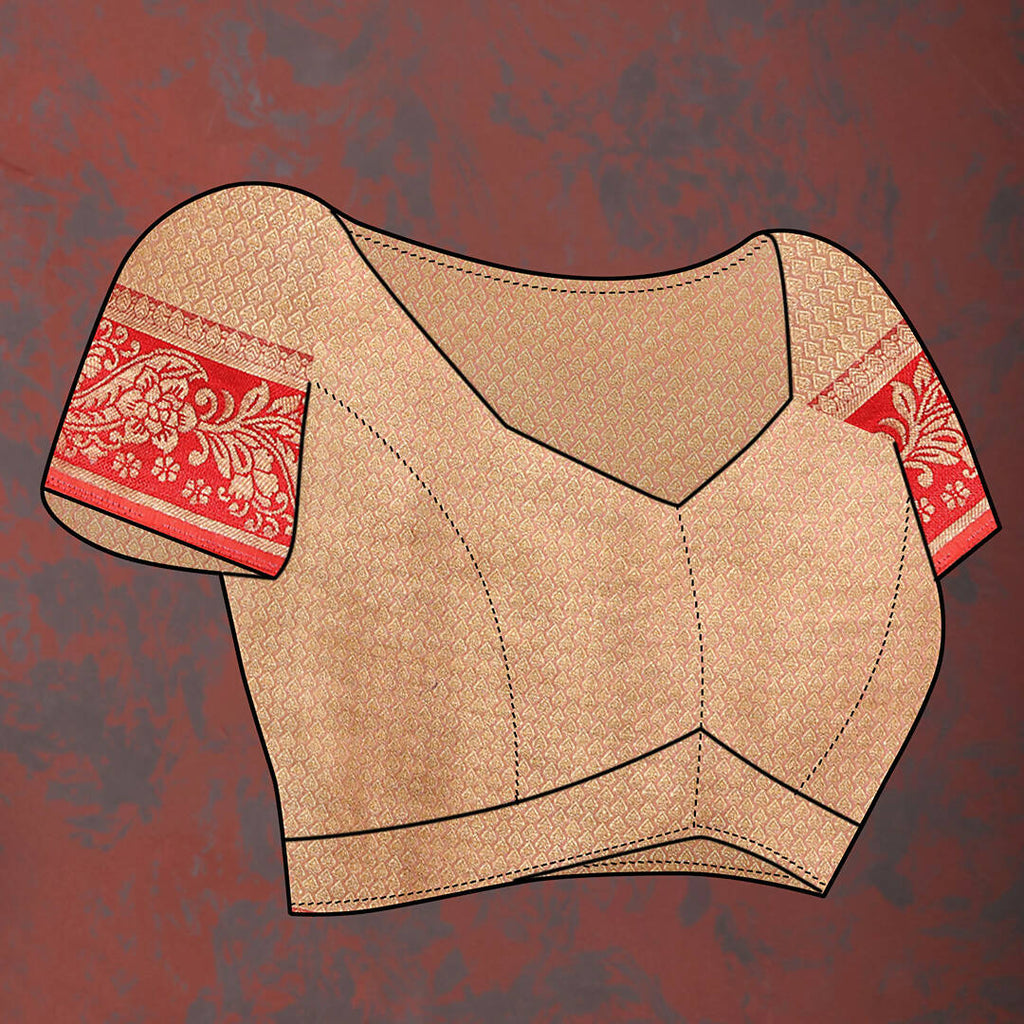 Lorenvalley Fashion Pink Cotton Woven Design with Zari Weaving Design Saree